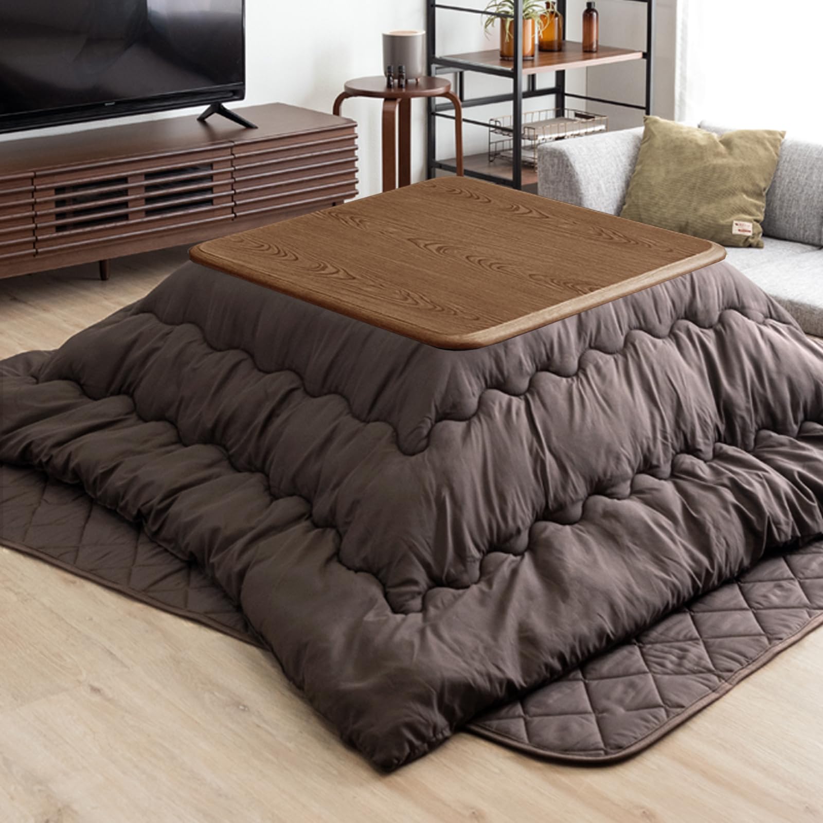 Amazon | タンスのゲン 【速暖2秒！600Wハロゲンヒーター】こたつ3点